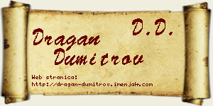 Dragan Dumitrov vizit kartica